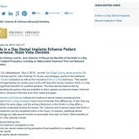 dental implants,same day implants,smile in a day,teeth in an hour,smile makeover,dr john coleman